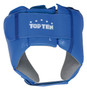 TOP TEN "A.I.B.A." Boxing Head Guard - with label - Blue (4069-6)