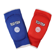 TOP TEN Reversible Elbow Guard "WAKO" Red/Blue