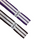 Belts - Purple/Brown 2 White Stripes Adult