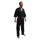 V-NECK Kickboxing Uniform "3/4 Sleeve" Black - CHILD 100cm/110cm (KSVNUK-B)