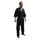 V-NECK Kickboxing Uniform "3/4 Sleeve" Black - ADULT 200cm (KSVNUK-B)