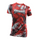 TOP TEN Rash Guard "Samurai" short sleeve  Red/Black (14132-4)