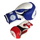 TOP TEN W.A.K.O. Boxing Gloves 10oz "STAR" XLP Blue (2068-6010)