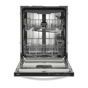 Whirlpool® Lave-vaisselle affleurant aux armoires en noir avec 3ᵉ panier - 44 dBA WDT550SAPW