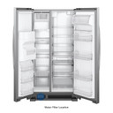 Whirlpool® Réfrigérateur côte à côte - 36 po - 25 pi cu WRS325SDHZ
