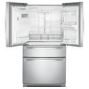 Whirlpool® Réfrigérateur à 4 portes avec bacs de préparation et de rangement, de - 26 pi cu - 36 po WRMF7736PV