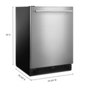 Whirlpool® Réfrigérateur sous le comptoir avec poignée style porte-serviette - 24 po - 5.1 pi cu WUR35X24HZ