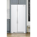 Whirlpool® Réfrigérateur côte à côte - 33 po - 22 pi cu WRS312SNHW