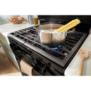 Whirlpool® Cuisinière au gaz autonettoyante avec mode sans préchauffage de 30 po WFGS3530RB