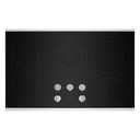 Maytag® Table de cuisson électrique avec gril et plaque chauffante réversible - 36 po MEC8836HS