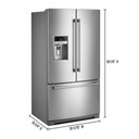 Maytag® Réfrigérateur à portes françaises, 36 po, 27 pi³ MFT2772HEZ Maytag® Réfrigérateur à portes françaises, 36 po, 27 pi³ MFT2772HEZ