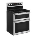 Maytag® Cuisinière électrique à four double et convection véritable - 30 po - 6.7 pi cu YMET8800FZ Maytag® Cuisinière électrique à four double et convection véritable - 30 po - 6.7 pi cu YMET8800FZ