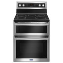 Maytag® Cuisinière électrique à four double et convection véritable - 30 po - 6.7 pi cu YMET8800FZ