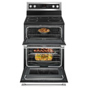 Maytag® Cuisinière électrique à four double et convection véritable - 30 po - 6.7 pi cu YMET8800FZ