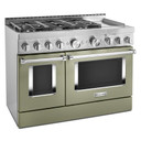 Cuisinière commerciale intelligente au gaz KitchenAid® avec plaque chauffante, 48 po KFGC558JAV