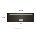 Kitchenaid® Tiroir-réchaud avec cuisson lente et fini PrintShield™ - 27 po KOWT107EBS