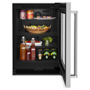 Kitchenaid® Réfrigérateur sous le comptoir avec porte en verre - 24 po KURR214KSB