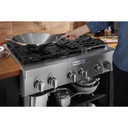 Table de cuisson commerciale au gaz KitchenAid®, 6 brûleurs, 36 po KCGC506JSS