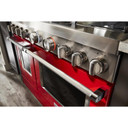 Cuisinière commerciale intelligente au gaz KitchenAid® avec plaque chauffante, 48 po KFGC558JPA