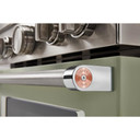 Kitchenaid® Cuisinière commerciale intelligente bicombustible avec 4 brûleurs - 30 po KFDC500JAV