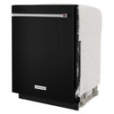 Kitchenaid® Lave-vaisselle avec panier de troisième niveau pour ustensiles - 39 dBA KDTE204KBL