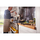 Cuisinière commerciale intelligente au gaz KitchenAid®, 6 brûleurs, 36 po KFGC506JYP