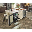 Kitchenaid® Réfrigérateur à portes françaises à profondeur de comptoir avec fini PrintShield™ - 23.8 pi cu - 36 po KRFC704FBS