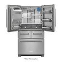 Kitchenaid® Réfrigérateur non encastré à portes multiples avec intérieur platine - 25.8 pi cu - 36 po KRMF706ESS
