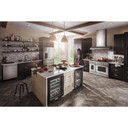 Kitchenaid® Hotte de cuisinière murale de style commercial à classe de moteur de 585 ou 1170 pi cu/min - 48 po KVWC958KSS