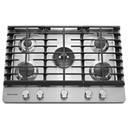 Kitchenaid® Table de cuisson au gaz avec 5 brûleurs - 30 po KCGS550ESS