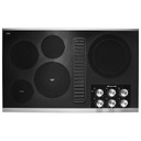 Kitchenaid® Table de cuisson électrique à évacuation descendante avec 5 éléments - 36 po KCED606GSS