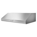 Kitchenaid® Hotte de ventilation sous l’armoire de style commercial à classe de moteur de 585 pi cu/min - 36 po KVUC606KSS Kitchenaid® Hotte de ventilation sous l’armoire de style commercial à classe de moteur de 585 pi cu/min - 36 po KVUC606KSS