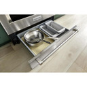 Kitchenaid® Cuisinière à induction et à convection coulissante de 30 pouces avec commandes frontales, 4 brûleurs et friture à air KSIS730PSS