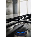 Kitchenaid® Table de cuisson au gaz avec 5 brûleurs et à plaque chauffante - 36 po KCGS956ESS