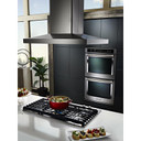 Kitchenaid® Table de cuisson au gaz avec 5 brûleurs et à plaque chauffante - 36 po KCGS956ESS