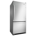 Réfrigérateur à congélateur inférieur Amana® de 29 po avec tiroir coulissant EasyFreezer™ − capacité de 18 pi³ ABB1924BRM