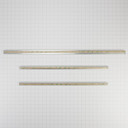 Trousse de garniture pour cuisinière coulissante, acier inoxydable W10675028
