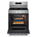 Maytag® Cuisinière au gaz à convection avec friture et cuisson à air sans préchauffage - 30 po - 5 pi cu MFGS6030RZ