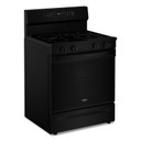 Whirlpool® Cuisinière électrique intelligente de 30 pouces avec technologie de cuisson à air, revêtement WipeClean™, auto-nettoyage/netoyage à la vapeur, préchauffage à grande vitesse et capacité de 5.3 pi cu YWFES7530RB