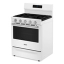 Maytag® Cuisinière au gaz à convection avec friture et cuisson à air sans préchauffage - 30 po - 5 pi cu MFGS6030RW