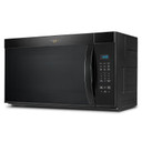Whirlpool® Four à micro-ondes à hotte intégrée avec une puissance de cuisson de 900 watts de 30 po et 1,7 pi cu YWMMS3130RB