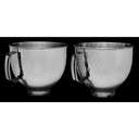 Bol de 5 pintes en acier inoxydable d’aspect matelassé pour batteur sur socle KitchenAid® à tête inclinable KSM5SSBQB