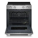 Kitchenaid® Cuisinière électrique coulissante intelligente avec modes de cuisson à convection - 5,3 pi cu YKSES330SPS