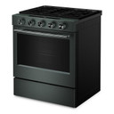Kitchenaid® Cuisinière au gaz coulissante intelligente avec modes de cuisson à convection et brûleur 2 en 1 - 5 pi cu KSGS530SJP