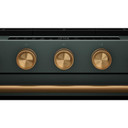 Kitchenaid® Cuisinière au gaz coulissante intelligente avec modes de cuisson à convection et brûleur 2 en 1 - 5 pi cu KSGS530SJP