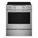 Kitchenaid® Cuisinière électrique coulissante avec deux éléments Even-Heat™ Hyper et modes de cuisson à convection - 5,3 pi cu YKSES530SPS