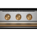 Kitchenaid® Cuisinière au gaz coulissante intelligente avec modes de cuisson à convection et brûleur 2 en 1 - 5 pi cu KSGS530SPS