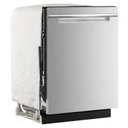 Lave-vaisselle Whirlpool® de 24 pouces avec fonction de lavage à couverture totale et séchage automatique à l'air libre, en acier inoxydable résistant aux traces de doigts WDPS8024SZ