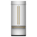 Kitchenaid® Réfrigérateur à portes françaises et congélateur inférieur - 36 po - 20.8 pi cu KBFN536SPS