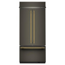 Kitchenaid® Réfrigérateur encastré à congélateur inférieur avec intérieur platine- 36 po - 20.8 pi cu KBFN536SBE